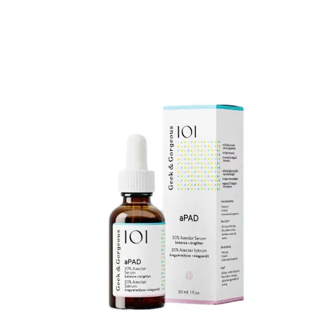 (Châu Âu) aPAD 20% dẫn xuất Azelaic Acid Tinh Chất Mờ Thâm, Dưỡng Sáng, Kiểm Soát Dầu Geek & Gorgeous