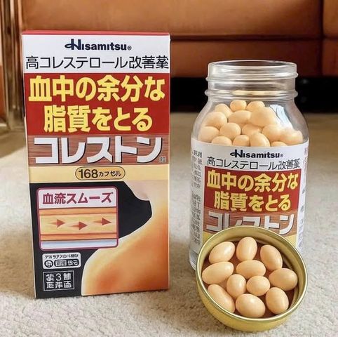 Viên uống giảm mỡ máu Hisamitsu 168 viên  – hỗ trợ kiểm soát mỡ máu