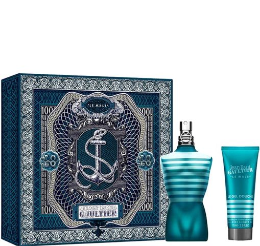 Set Jean Paul Gaultier Le Male Eau De Toilette (125ml + sữa tắm 75ml) – hương nam cuốn hút