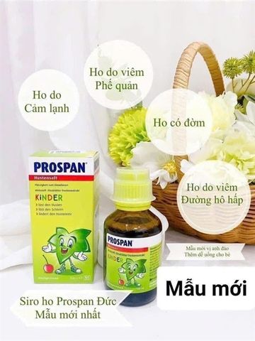 Siro ho cho trẻ Prospan Kinder 100ml date 12/2027 – hỗ trợ giảm ho, dịu cổ họng