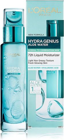 Kem lỏng cấp ẩm L'oreal Paris Hydra Aloe Water 70ml dành cho da mặt