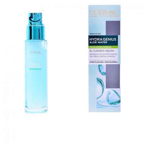 Kem lỏng cấp ẩm L'oreal Paris Hydra Aloe Water 70ml dành cho da mặt