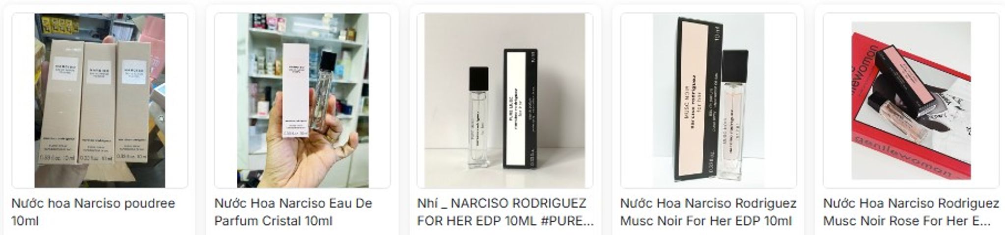 Nước hoa Narciso  Eau De Parfum 10ml – nữ tính