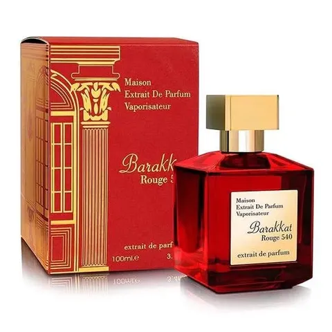 Nước hoa Barakkat Rouge 540 100ml – mùi ngọt cao cấp