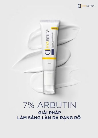 Kem dưỡng sáng da, giảm thâm nám Hyaestic Pigment Control Lotion 7% Arbutin 30ml [Hàng nhập khẩu]