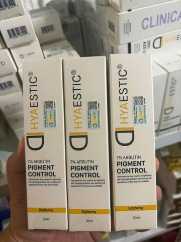 Kem dưỡng sáng da, giảm thâm nám Hyaestic Pigment Control Lotion 7% Arbutin 30ml [Hàng nhập khẩu]