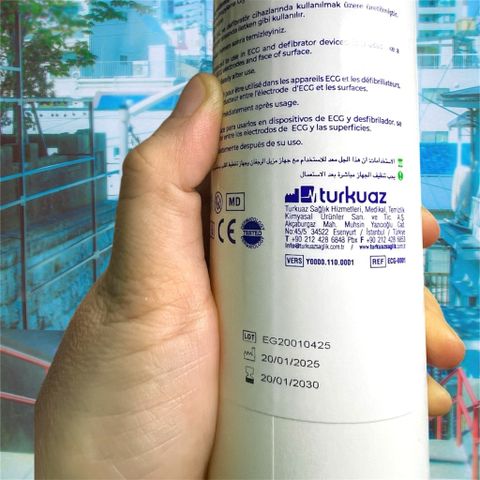 Combo 10 Chai Gel Điện Tim Konix 250ml - Nhập Khẩu Thổ Nhĩ Kỳ - Dẫn Truyền Tốt, Không Kích Ứng (Hàng Chính Hãng)