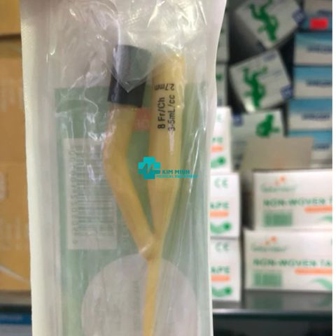 Hộp 10 sợi Dây Ống Thông Tiểu Foley 2 Nhánh fr8 Greetmed