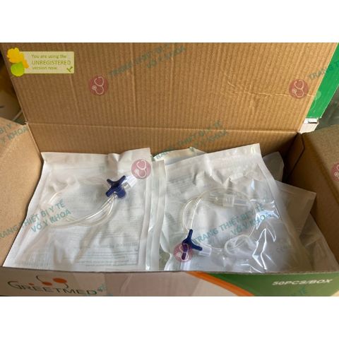 Combo 10 khóa 3 chia Greetmed có dây nối dài 25 cm