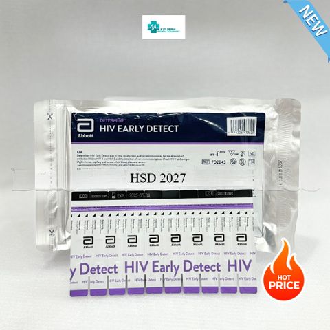 Test nhanh HIV Alere Determine Combo phát hiện sớm HIV nguyên gói 100 test