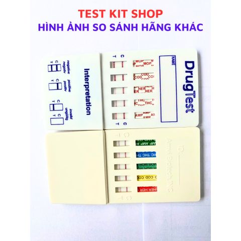 Hộp 15 Que test ma tuý tổng hợp 5  chân AMVI MET/THC/MDMA/MOP/KET