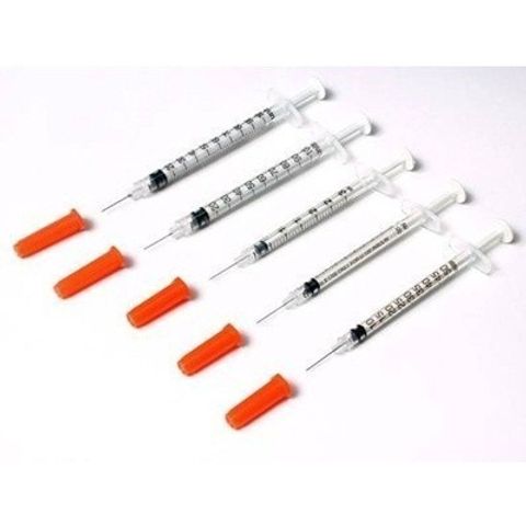 [HỘP 100] Bơm Tiêm Insulin, Kim Chích Tiểu Đường B Braun Omnican U40 | Kim đầu đỏ