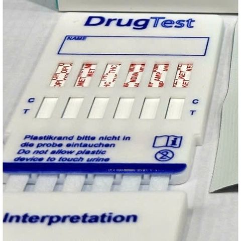 Que Thử Fastep 6 Chân - Xét Nghiệm Nhanh  Ma Túy Tổng Hợp OPI/MET/THC/MDMA/AMP/KET - Chính Hãng USA