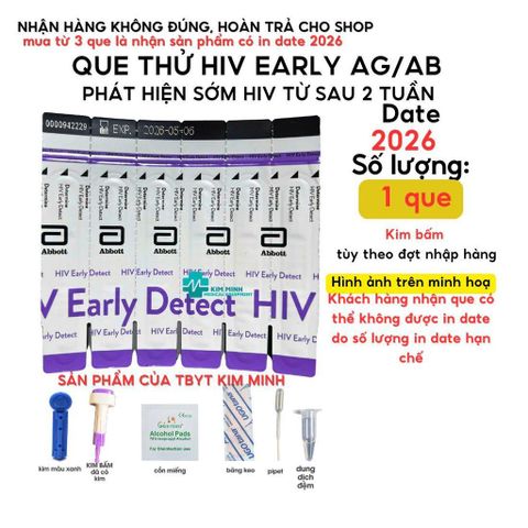 ( CHE TÊN) QUE Y TẾ AG/Ab Thế Hệ 4 Mới Ra Phát Hiện Sớm Sau Nguy cơ 14 Ngày . Đủ Các Loại