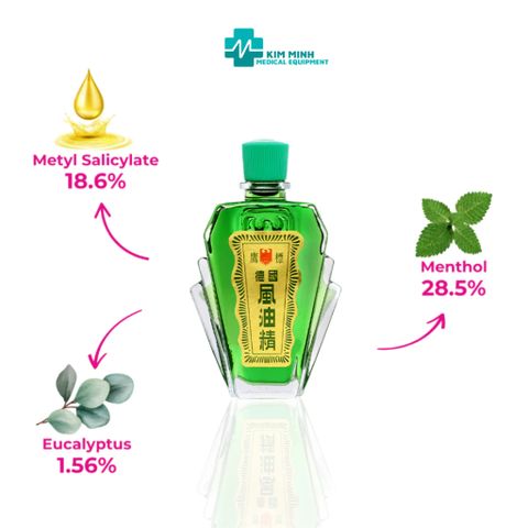 (Chính hãng) Combo 12 chai dầu gió con ó Eagle brand 3ml (12 chai x 3ml)