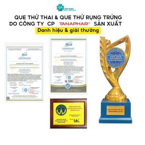 Hộp 12 Que thử thai QuickTANA bản to có kết quả nhanh chính xác, phát hiện thai sớm