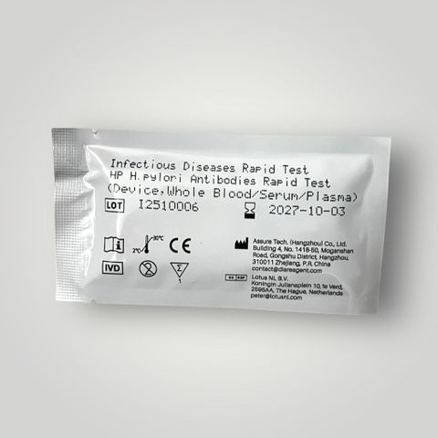 Hộp que thử xét nghiệm định tính kháng thể kháng H.pylori Dạ dày Hp Fastep (40 test/1 hộp)