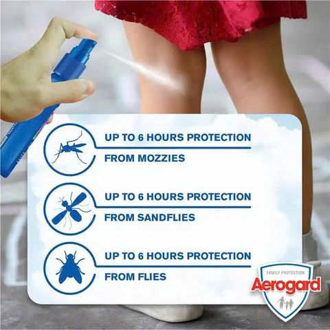 Xịt chống muỗi Aerogard Kids 135ml dịu nhẹ không gây khó chịu