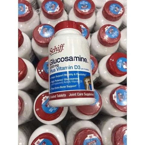 Schiff Glucosamine 2000mg Plus Vitamin D3 150 Viên hỗ trợ Xương Khớp của Mỹ 657231