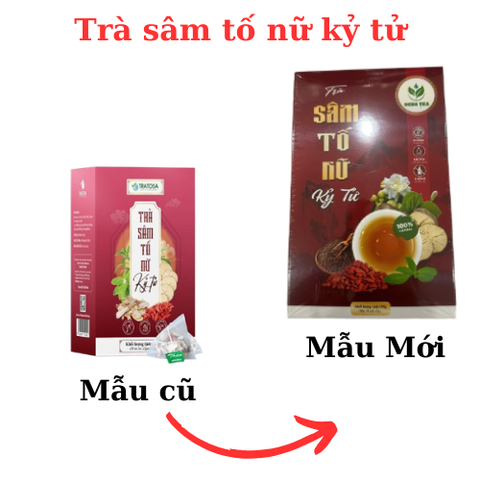 Trà sâm tố nữ kỷ tử 7 vị giảm nám,tàn nhang, đẹp da,cân bằng nội tiết tố