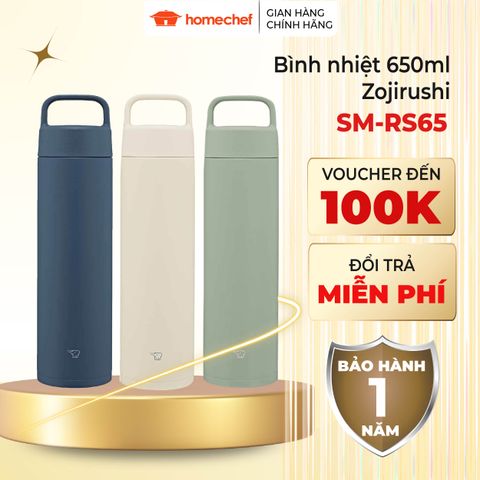 Bình giữ nhiệt Zojirushi, bình giữ nhiệt Nhật Bản nóng lạnh 0.65L SM-RS65, bảo hành 1 năm 657351