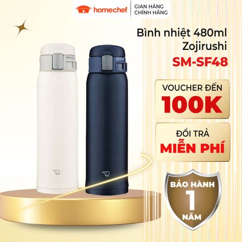 Bình giữ nhiệt Zojirushi SM-SF48 dung tích 0.48L, bảo hành 1 năm chính hãng