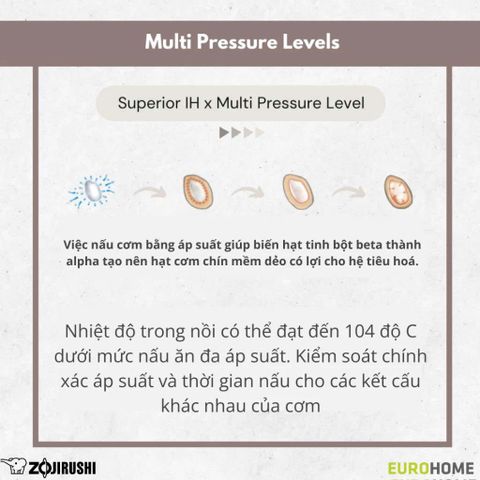 Nồi Cơm Điện Áp Suất Cao Tần Zojirushi 0.5 Lít, Bảo Hành 3 Năm Chính Hãng - NP-RLQ05-TD