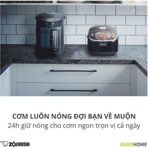 Nồi Cơm Điện Áp Suất Cao Tần Zojirushi 0.5 Lít, Bảo Hành 3 Năm Chính Hãng - NP-RLQ05-TD