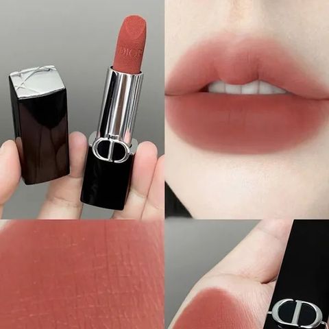 (Màu 299 Hồng Nâu Đất) Son Dior Rouge Velvet Finish 299 Amou Chính Hãng