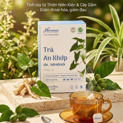Trà An Khớp Herbafood - Giảm đau xương khớp, tê bì tay chân, Gout