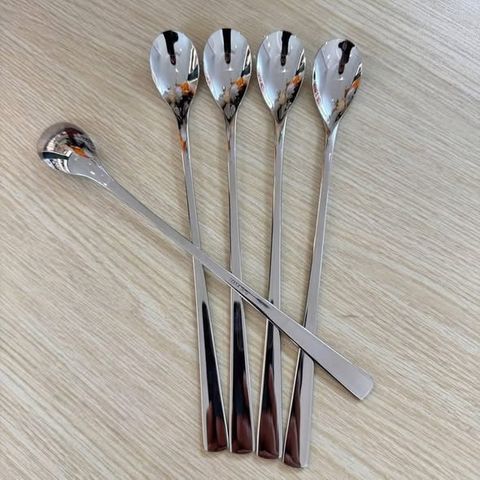 SET 6 THÌA INOX CÁN DÀI CAO CẤP SOLEX (DÀI 22CM)