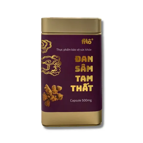 Đan Sâm Tam Thất - hở van tim, hảo mệt, thiếu máu cơ tim - hộp thiếc 10 vĩ x 10 viên