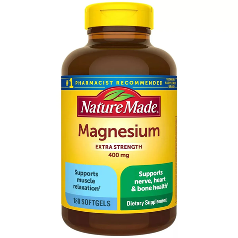 Viên uống Magnesium Extra Strength Nature Made 180 viên của Mỹ 657619