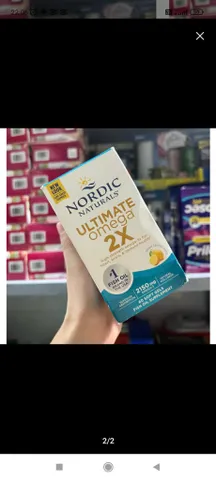 60 Viên 2150 mg Nordic Naturals Ultimate Omega 2X – Dầu cá Omega-3 hàm lượng cao hỗ trợ tim mạch,