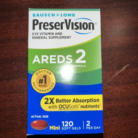 Bổ mắt areds 2-Bausch + Lomb PreserVision AREDS 2 Eye Vitamin & Mineral Supplement - Hỗ trợ sức khỏe mắt 657753