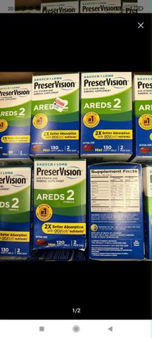 Bổ mắt areds 2-Bausch + Lomb PreserVision AREDS 2 Eye Vitamin & Mineral Supplement - Hỗ trợ sức khỏe mắt 657753
