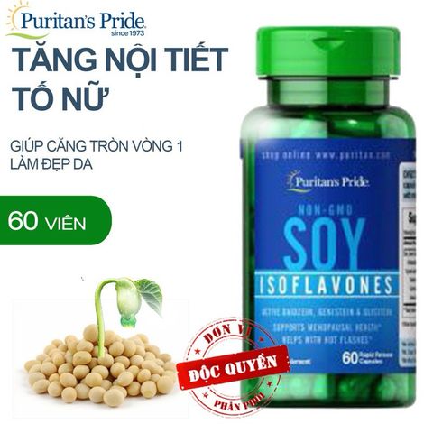 Viên Uống mầm đậu nành SOY ISOFLAVONES Puritan's Pride