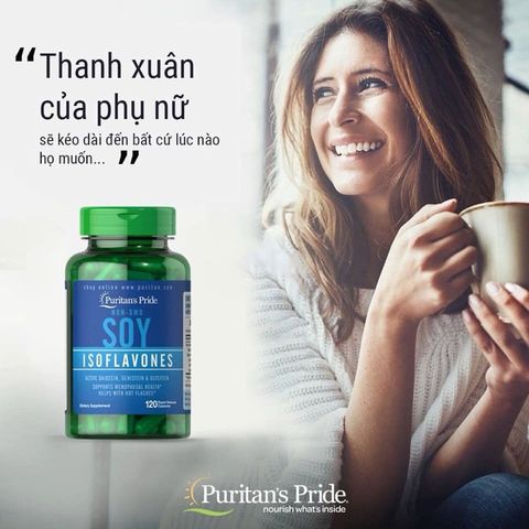 Viên Uống mầm đậu nành SOY ISOFLAVONES Puritan's Pride