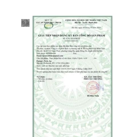 Viên uống Alpha Lipoic Acid Puritan’s Pride – Hỗ trợ chống lão hóa, làm sáng da, giảm nám