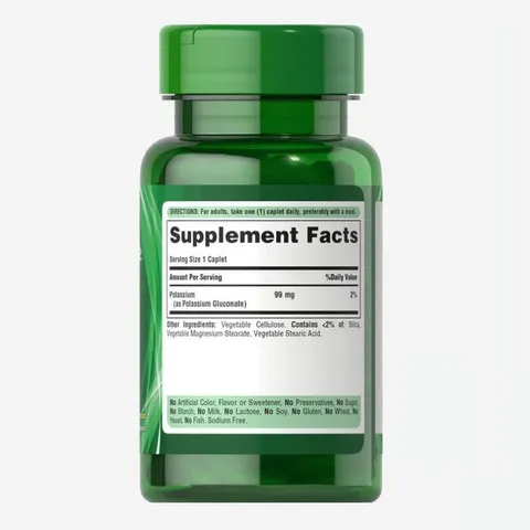 Viên uống bổ sung Kali Potassium citrate 99mg Puritans pride