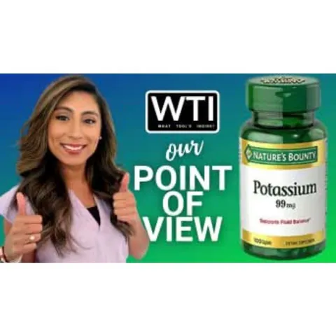 Viên uống bổ sung Kali Potassium citrate 99mg Puritans pride
