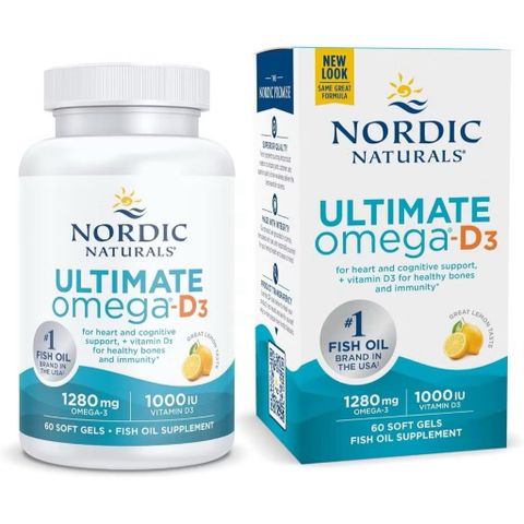 Viên uống Nordic Naturals Ultimate Omega-D3 1280mg – 1000IU Vitamin D3