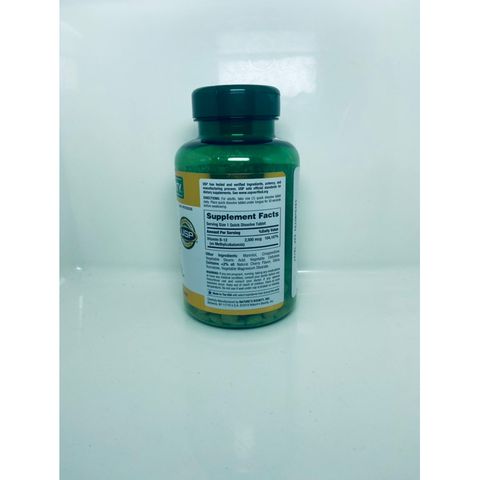 Viên bổ sung vitamin B12 Nature's Bounty2500mcg - Small Family