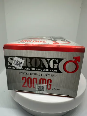 Viên uống STRONG Oyster Extract 200mg Hỗ trợ tăng cường chức năng thận - Hộp 30 viên
