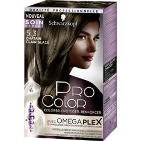 THU.C NHUỘM TÓC #Schwarzkopf - Color 5.3 CHÂTAIN CLAIR GLACÉ Nâu Lạnh - Pháp