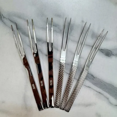 SET 6 DĨA HOA QUẢ INOX 18/10 GUME