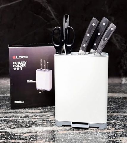 Giá Đựng Dao Kéo 2Lock Korea - Cutlery Holder Cao Cấp