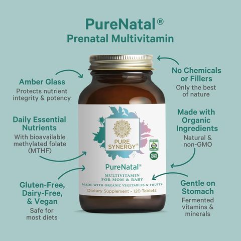 Vitamin bầu cao cấp Pure Synergy PureNatal - Hỗ trợ thai nhi phát triển toàn diện
