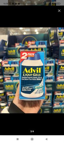 Viên uống giảm đau hạ sốt Advil của Mỹ chính hãng 