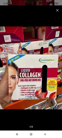 Collagen dạng nước Liquid Collagen của Mỹ - Hộp 30 ống